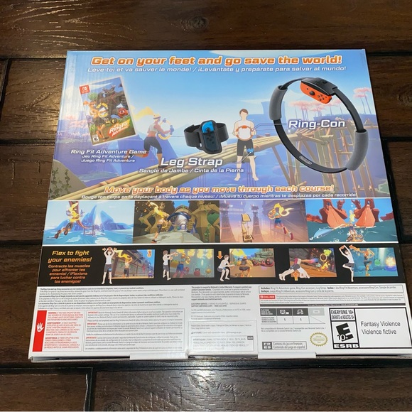 Nintendo Switch RingFit Ring Fit Adventure Video Game NIB - Picture 5 of 8